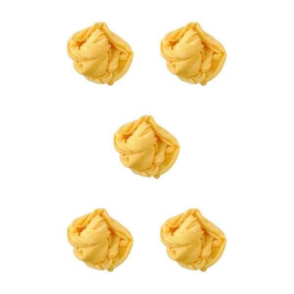 1/2/3/5 Mjuka andningsbara halsdukar för kvinnor Lyxiga och yellow 5Set