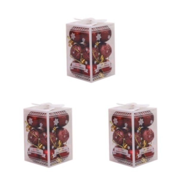 1/2/3/5 12 st/ set Hållbar konstruktion Elegant och delikat wine red 3Set