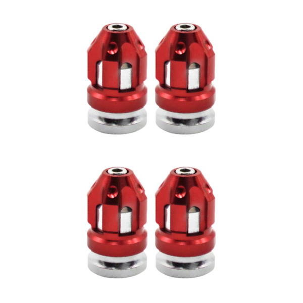 1/2/3/5 2st Däckventil Stamskydd Skydd Passar för motorcyklar Red 26x15mm 2Set