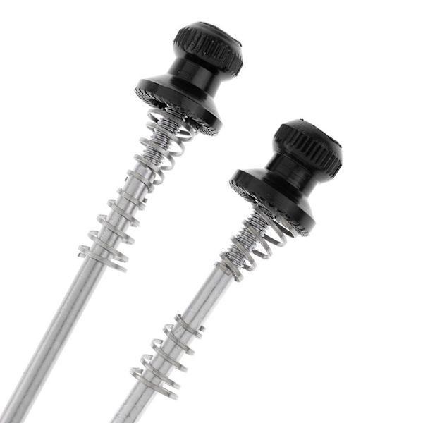 1/3/5 Fram Bak Quick Release Axle För Cykelspett för väg Black 1Set
