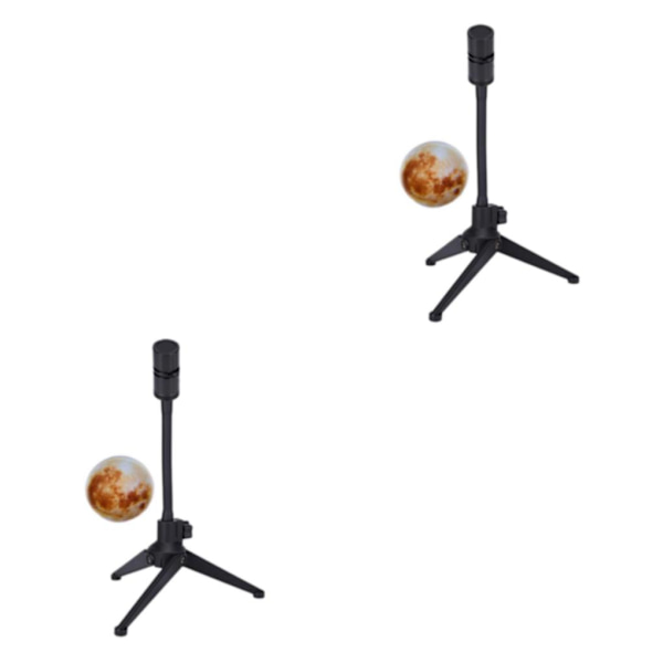 1/2/3 Earth Moon Night Lamp 360° roterbar USB för dekorälskare Moon Light 3W 2Set