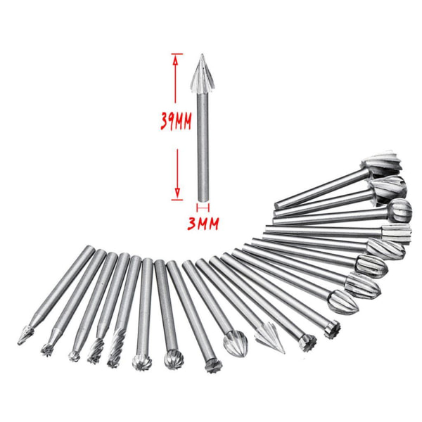 1/3/5 20 stycken Universal Routing Router Bits Borrbits för 1 Pc