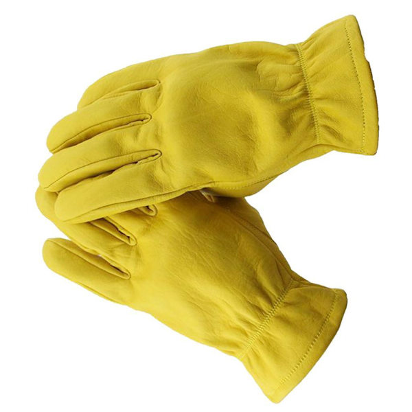 1/2/3 gul kohud läder Racing Motorcykel Biker Handskar XL 1 Pc