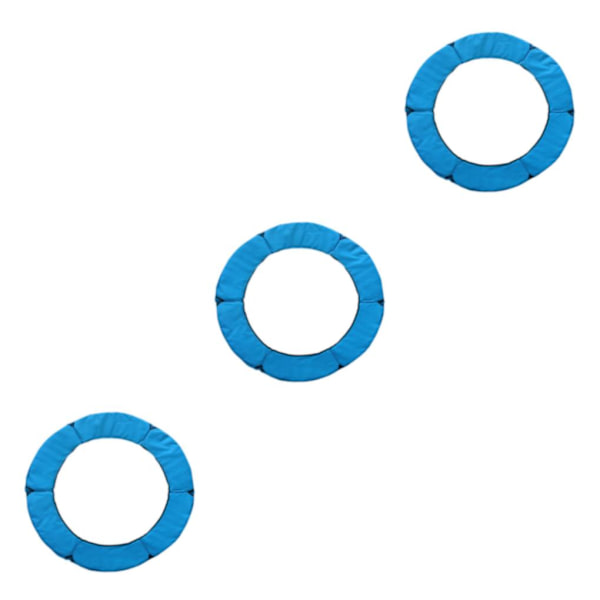 1/2/3/5 Ersättningsdyna för studsmatta säkerhetsstoppningsfjäder Blue 1.5m 3PCS
