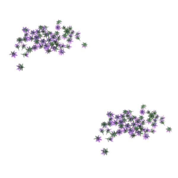 1/2/3/5 50st Model Weeds for Architecture Train Railway Wargame Purple 2Set