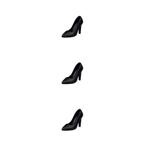 1/2/3/5 1/6 Dammode högklackat skor Pump för 12 tum 3PCS