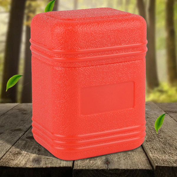 Camping Spis Förvaringslåda Case med lock Red11.7x7.2x8.5cm