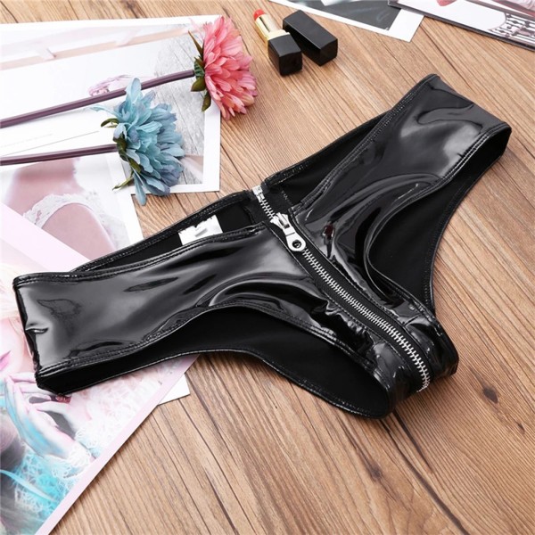 1/2/3/5 Underkläder Butt Briefs Front Open Sexig Nattklubb Tvättbar Black/XL 1 Pc