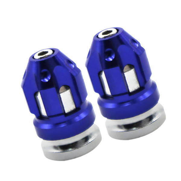 1/2/3/5 2st Däckventil Stamskydd Skydd Passar för motorcyklar Blue 26x15mm 1Set
