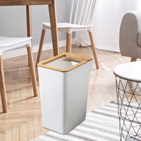 Modern soptunna soptunna sopkorg soptunna hink för White 10L