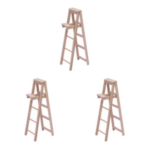 1/3/5 Miniatyrstege Vikbar Barnleksaker Tillbehör till 3Set