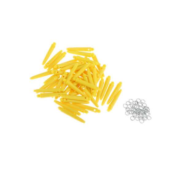 1/2/3/5 50x För Shafts 2BA Dart Tillbehör med skydd 35mm Yellow 1Set