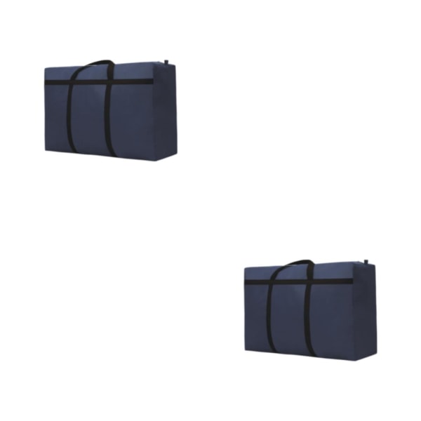 1/2/3/5 Oxford-tygväska med stor kapacitet för att flytta och resa dark blue-40L 2Set