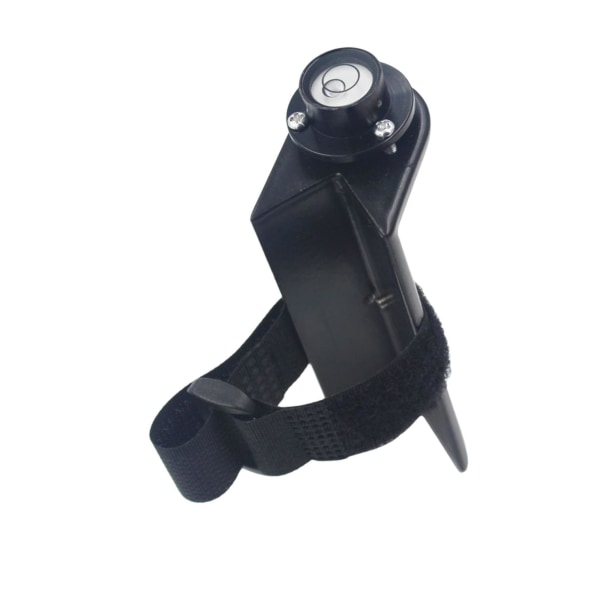 1/2 Grade Rod Level Bubble Level för rätvinklig nivårem Black with Tie 2PCS