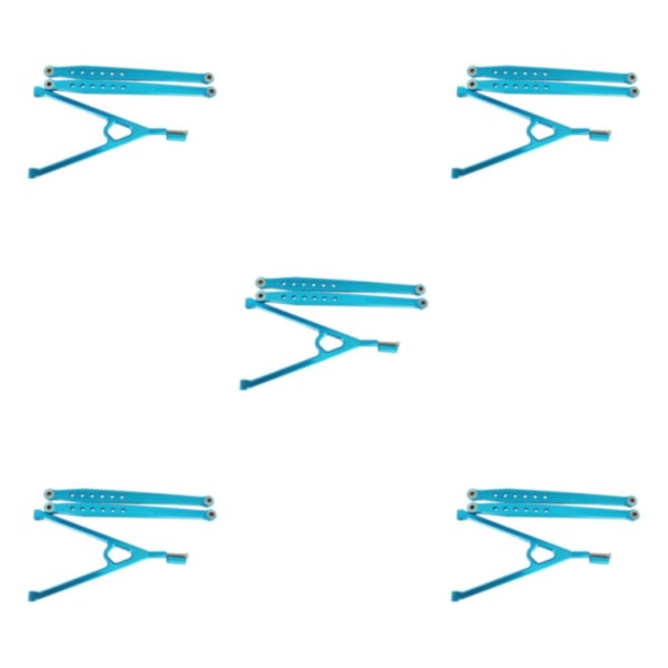 1/2/3/5 Aluminiumlegering Trigon Support Bar Bakre Support Bar För blue 5Set