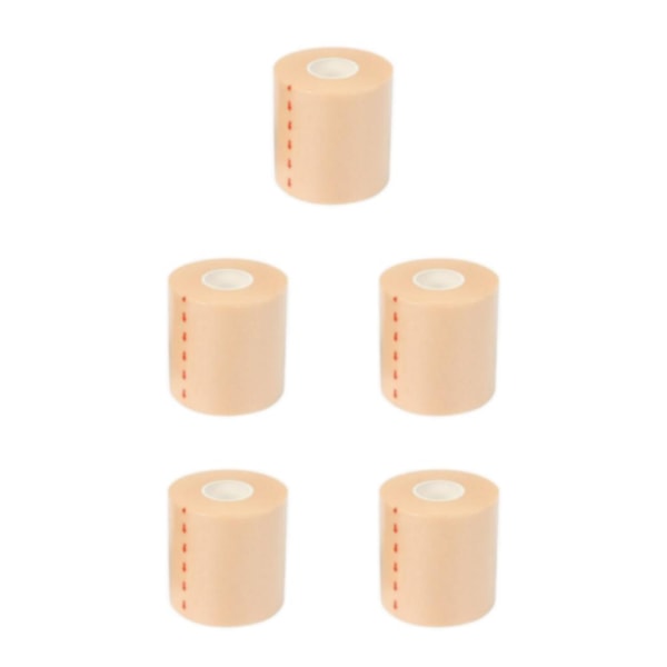 1/2/3/5 Sportbandage Wrap Andas Självhäftande Elastisk för 6cm Width Brown E 5Set