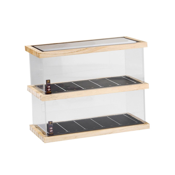 1/2 1/64 Case dekoration för bänkskiva miniatyr 2 Tier 1Set