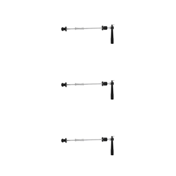 1/3/5 Fram Bak Quick Release Axle För Cykelspett för väg Black 3Set