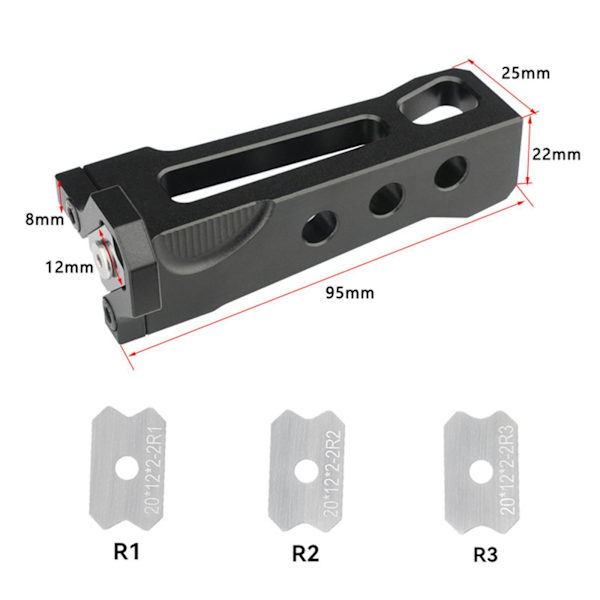 1/2/3 Träsnideri Handverktyg Set för Pro Woodworkers Ball Gouge Arc edge trimmer R1+R2+R3 1 Pc