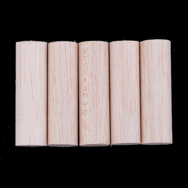1/5 Balsa Wood Stick oavslutad DIY Woodworking Craft Modeling Wood 10 pcs 50mm 1 Pc