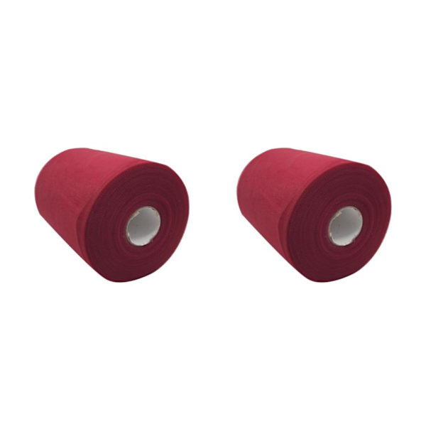 1/2/3/5 Festdekor Viktig tyllrulle för festlig stämning C18wine red 2PCS