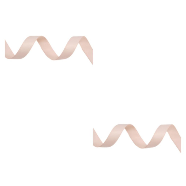 1/2/3/5 Fashionabla satinband för sömnad och hantverk - lätt att pink 20 6mm 2PCS
