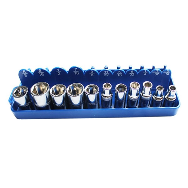1/4 3/8 1/2 Socket Tray Rail Rack Hållare Organizer 44993 Medium