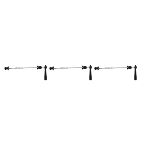 1/3/5 Fram Bak Quick Release Axle För Cykelspett för väg Black 3Set