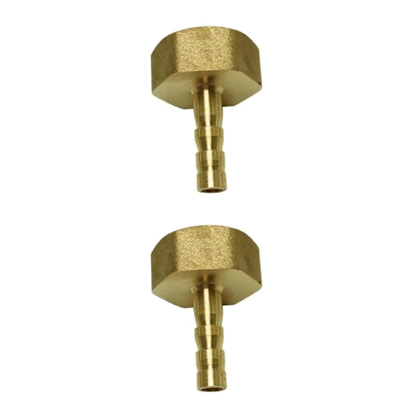 1/2/3/5 pneumatisk slangkoppling hona mässing/VVS-kopplingar 6mm 2Set