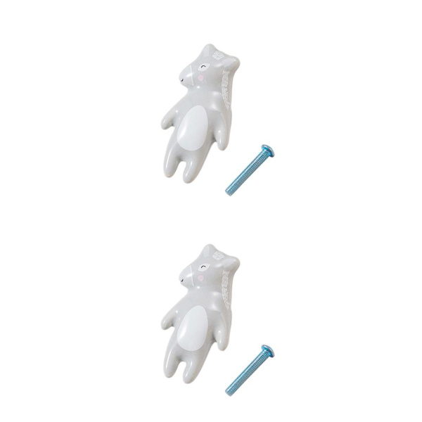 1/2/3/5 Kompakta och lätta knoppar för byrålådor Enkelt Little donkey 2Set