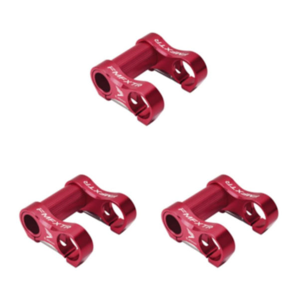 1/2/3/5 hopfällbar cykel dubbelstammad aluminiumlegering för cykling Red 75 x 72mm 3Set