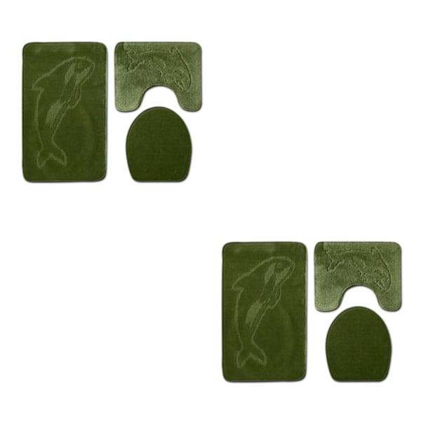 1/2 3pack/lot Halkfri Chenille Badmatta Lätt att installera PJ210611-B002 2Set