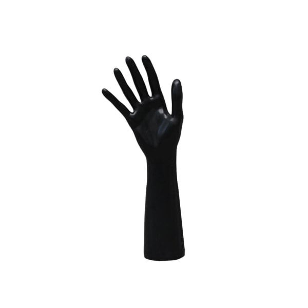 Skyltdocka Hand Smycken Display Hållare Stöd för Chain Hand Black 25.5cm