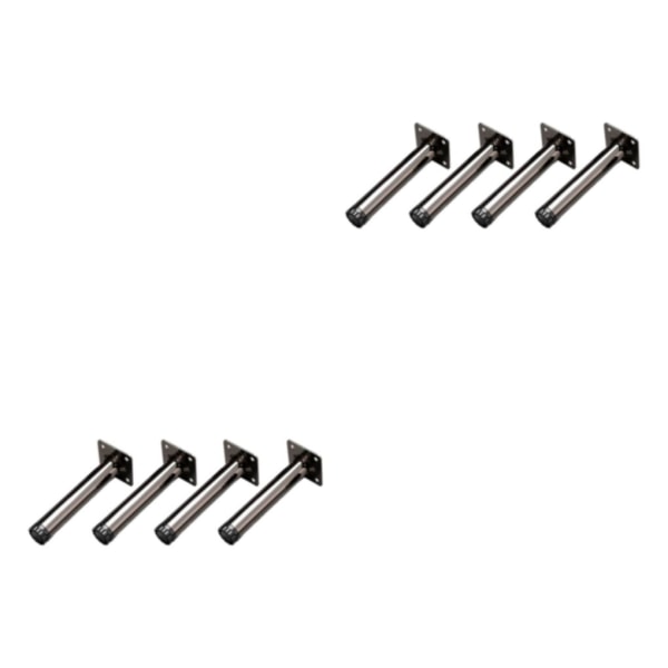1/2/3/5 4pack/lot Trigon Möbelfötter Rejäla och hållbara ben Mid-Feet Gun Black 2Set