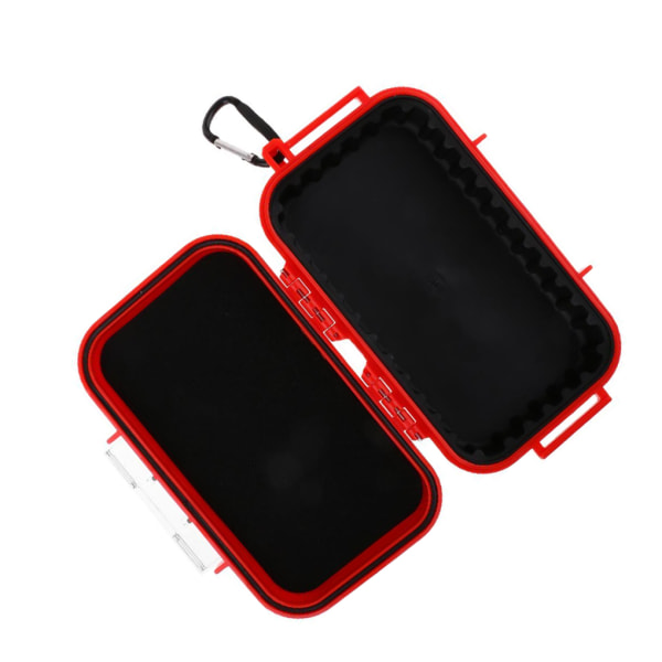 1/2/3 utomhus stötsäker överlevnad vattentät case Box Red 1Set