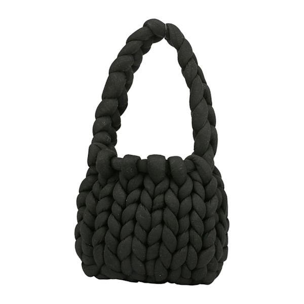 Chunky garn hushållshållfast för filt DIY Tote Making black 22 x 5 x 20cm