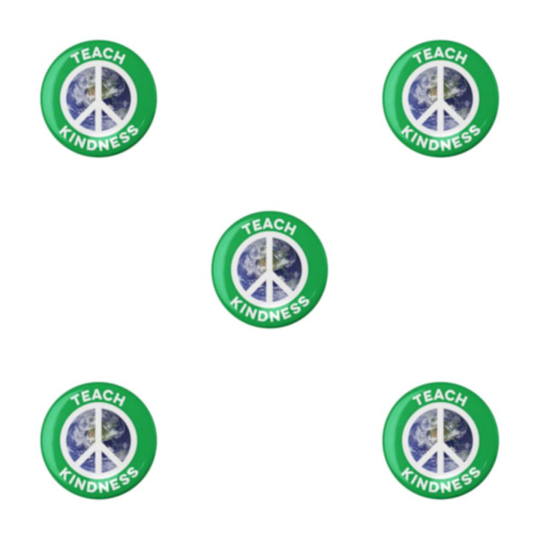 1/3/5 färgglad och rolig nål för snygga identifieringsbrickor Anti Pollution Peace 5Set