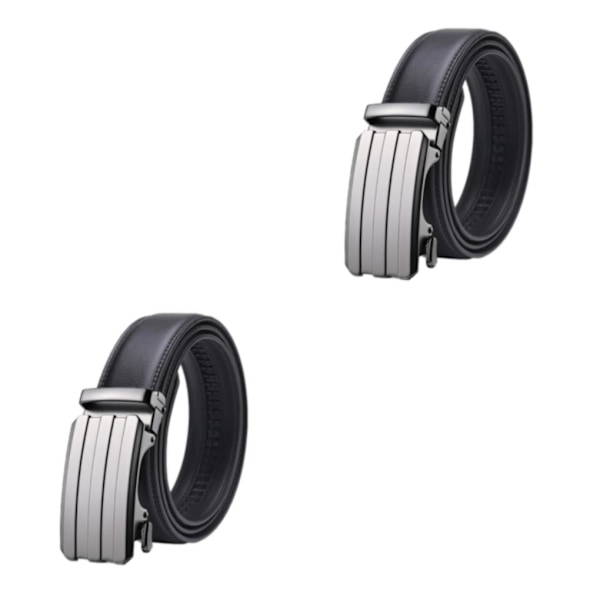 1/2/3/5 Klassisk stil affärsbälte för män - utsökt hantverk 009 125cm 2PCS