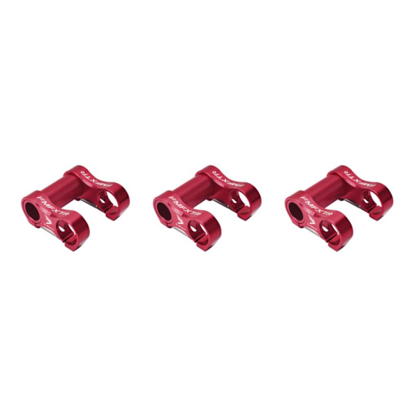 1/2/3/5 hopfällbar cykel dubbelstammad aluminiumlegering för cykling Red 75 x 72mm 3Set