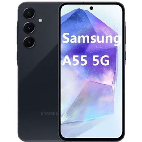 SAMSUNG Galaxy A55 5G Smartphone 8 + 256GB Midnight Blue - Global version