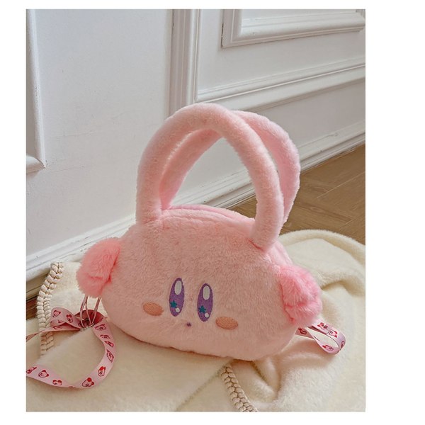Plysch liten axelväska för barn tjejer Kirby axelväska