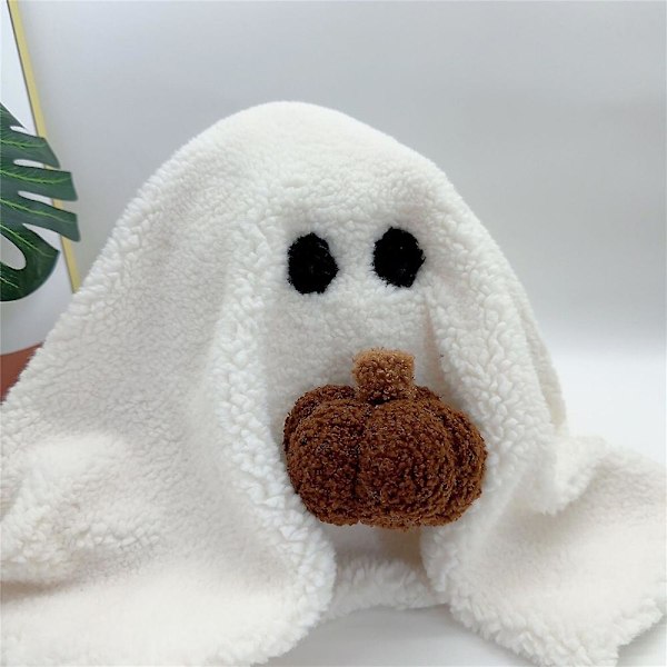 Gus The Ghost With Pumpkin Pillow Funny The Halloween Cute Ghost Plush Toys Gift