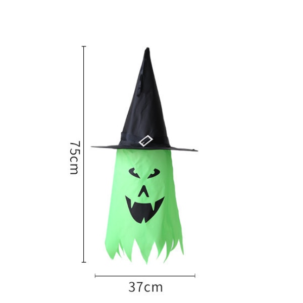 st Halloween Witch Hats Wicked Witch Hat för Halloween Party Maskerad Cosplay rekvisita Barn Vuxna (orange)