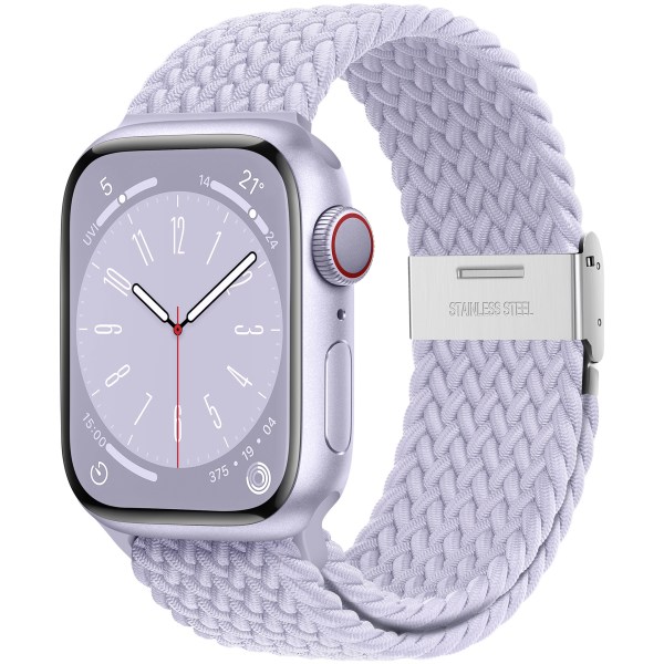 Klokkerem, til Apple Watch-rem, flettet nylon ferrous