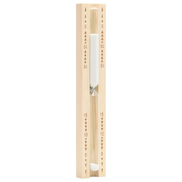 vidaXL 2-i-1 Bastutermometer & Hygrometer Timglas Set Massiv Furu 700