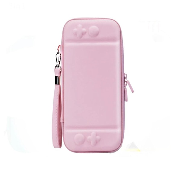 Mini bärbar, reseskyddande, Switch Lite-fodral - förvaringsväska för Nintendo new-lite-pink