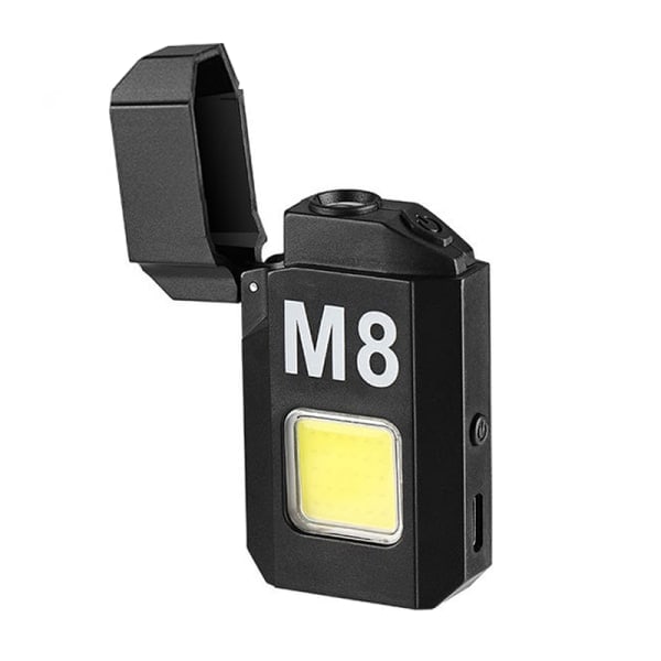 Vindtæt Elektrisk Lighter Type-c Smart Opladning COB Belysning P A1