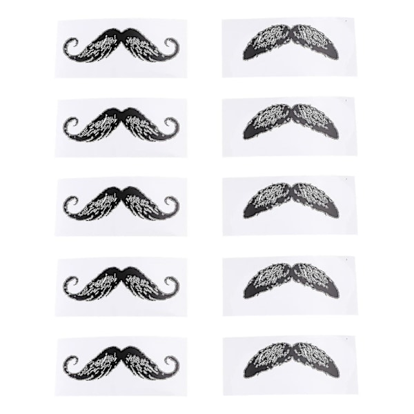 30pcs Depilation Stickers Mustache Stickers Nose Hair Stickers Beard Stickers