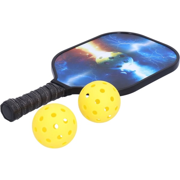Carbon Fiber Pickleball Paddle Set Ansiktsträning Pickle Ball Racket racket med 2st boll och förvaringsväska 4