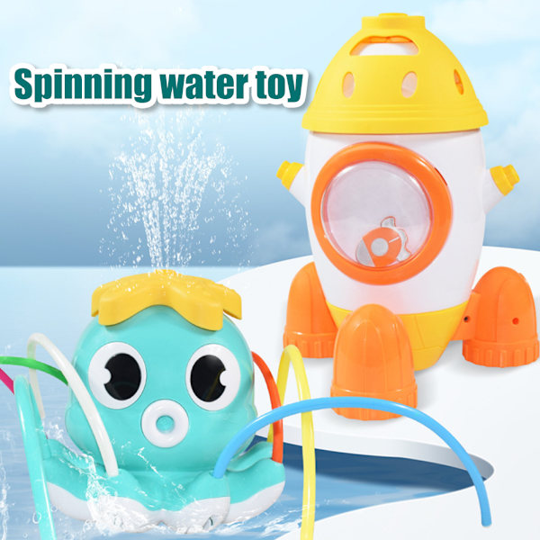 Utomhus Vattensprinkler för Barn Bläckfisk Roterande Sprinkler Leksaker Sommar Vattenleksak för Pojkar och Flickor【ad】